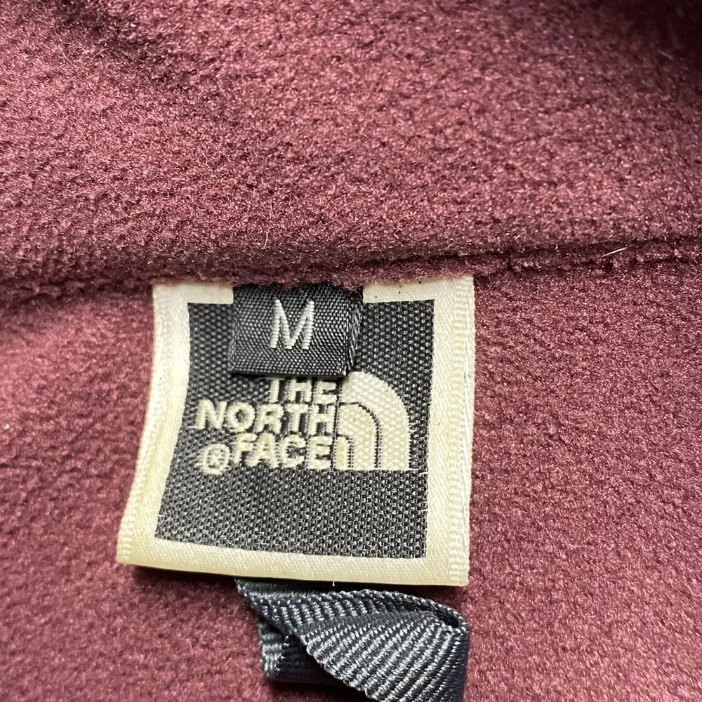 The‎ North Face Jacket Womens Medium Red WMS JAMMER JKT Fleece Full Zip Polartec